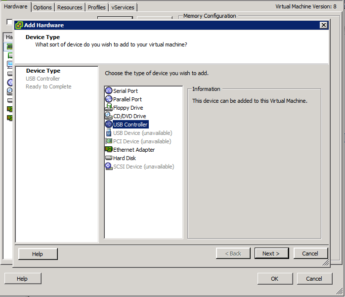 Accessing a USB flash drive on an ESXi host ESXi