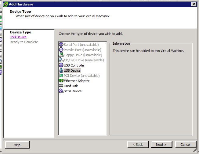 Accessing a USB flash drive on an ESXi host ESXi