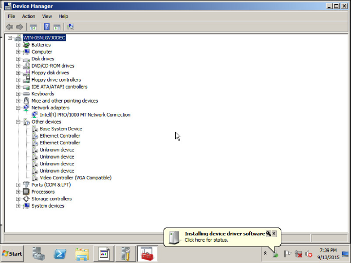 Intel(R) PRO/1000 MT | VMware vSphere