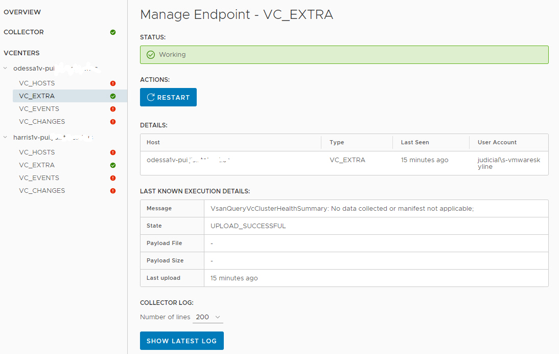 Skyline endpoints not working Skyline