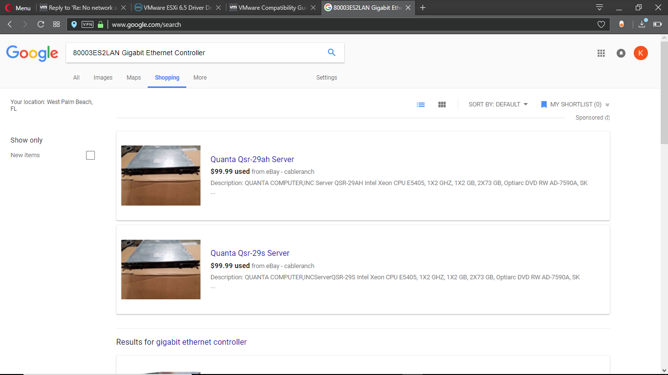 No network adapters were detected. VMware vSphere