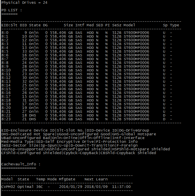 How to check raid status with script Automation