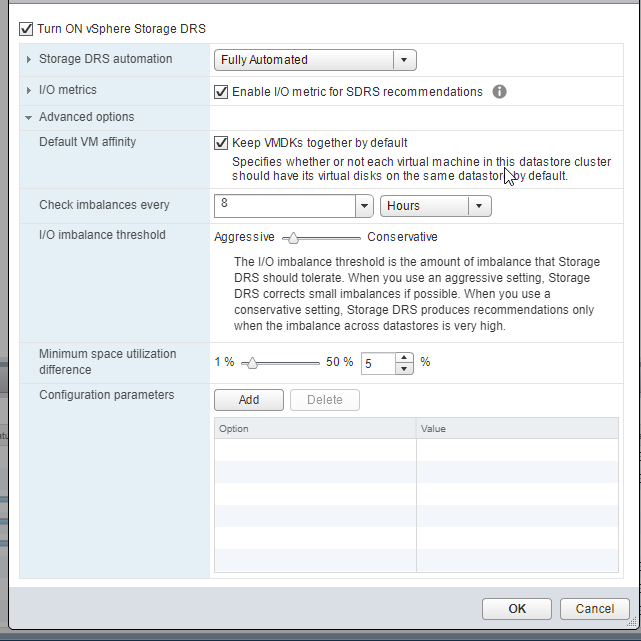 SDRS not making any recommendations | VMware vSphere