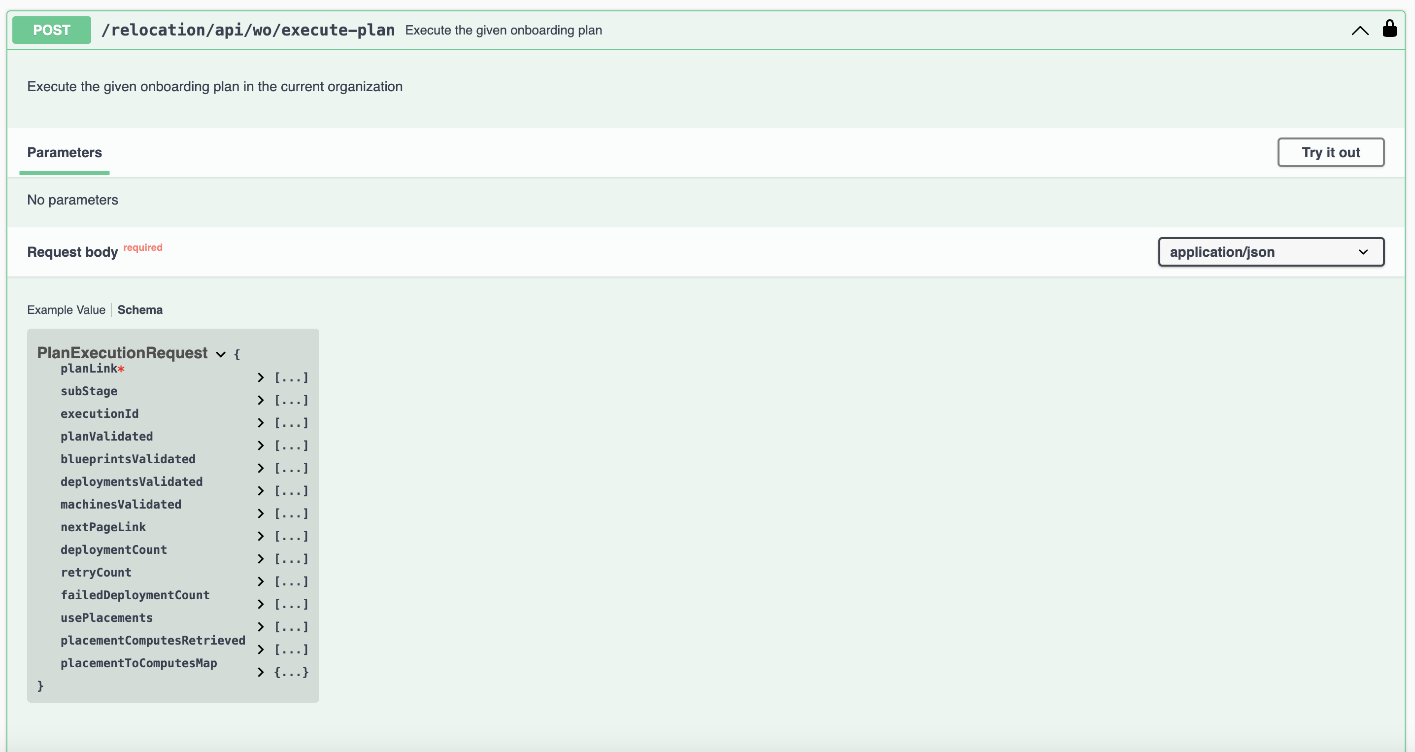Execute the given onboarding plan