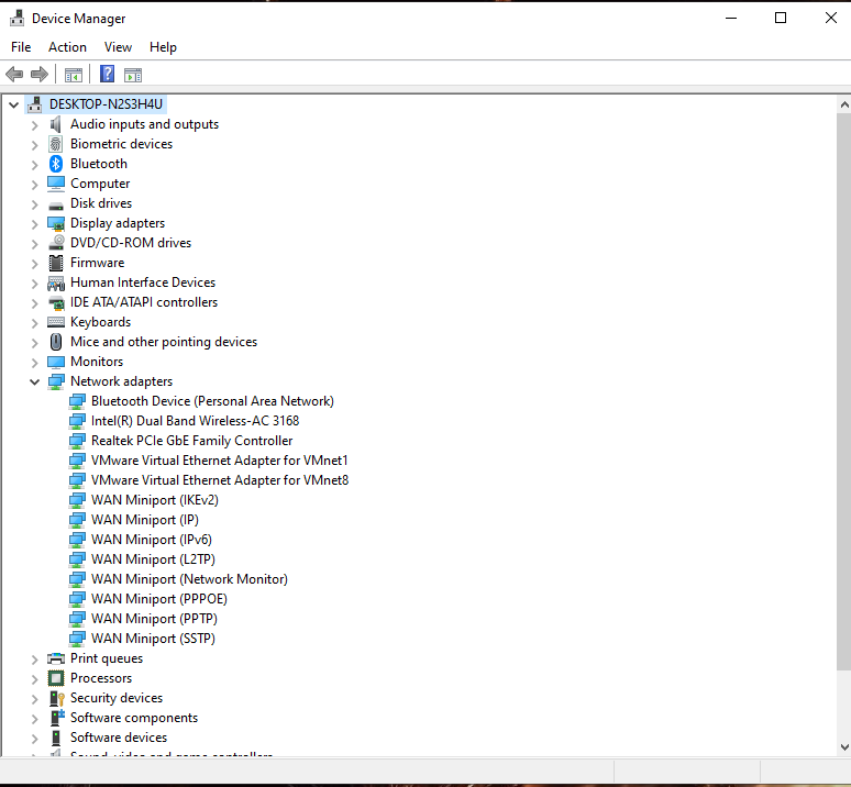 VMware cannot install Network Adapters / Drivers VMware Workstation