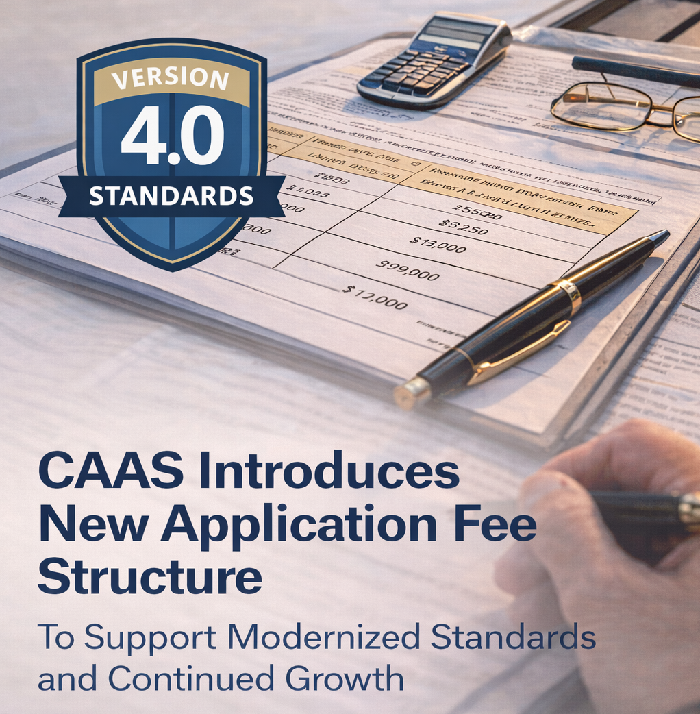 CAAS New Fee Structure