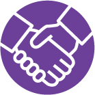 Icon of a handshake