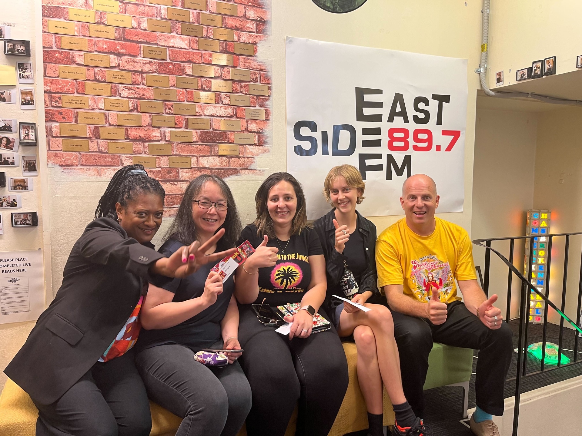 CBAA staff at East Side Radio