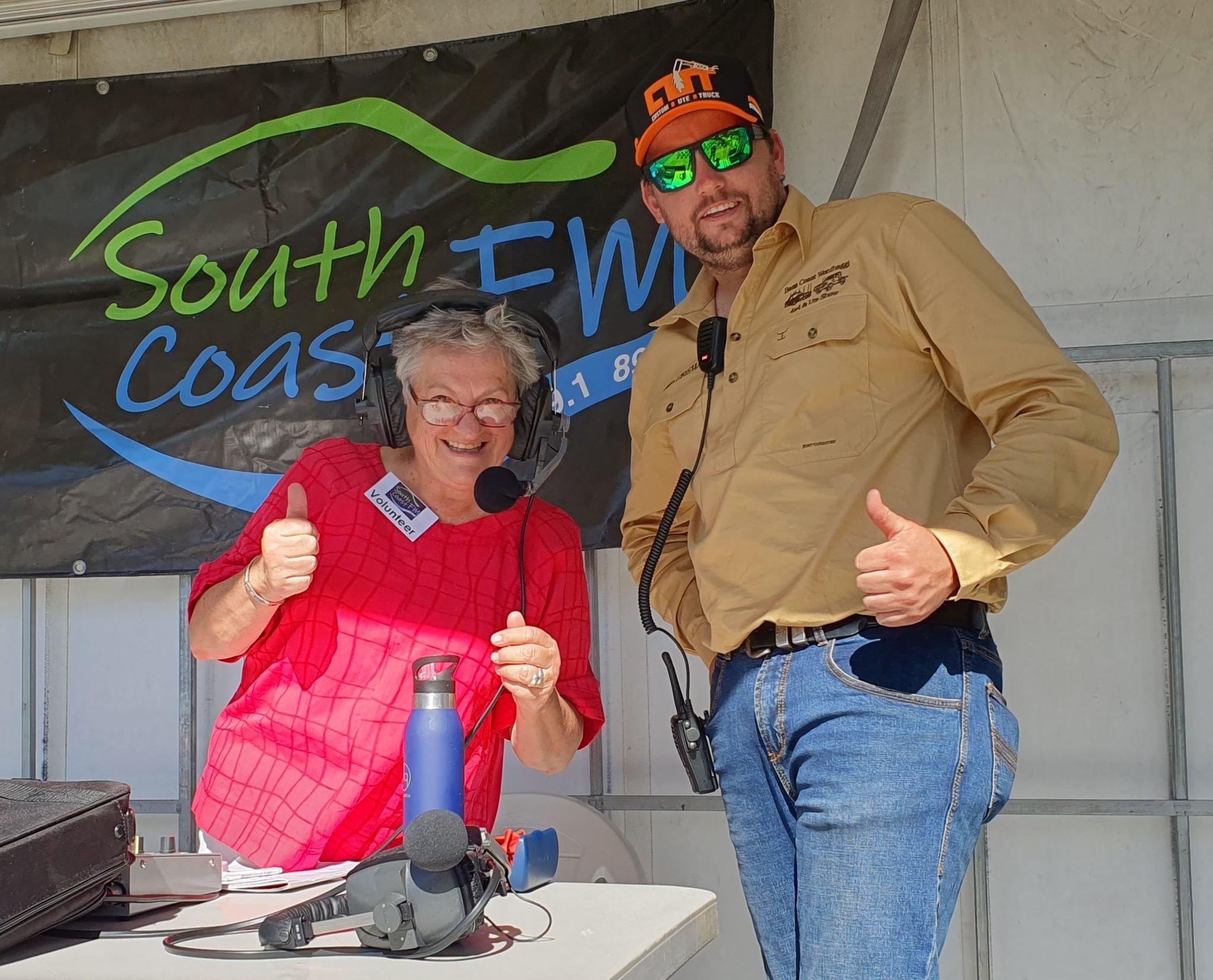 Jade and Chair Toni, Wendy and Jarrod at the Bass Coast Wonthaggi Ag & Ute 4x4 Show