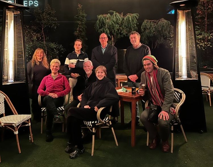 Tasmania Trip 2024 - Social Night - Jenny, Corey, Josh, Davod, Eleanor, Jeremy, Adrian, Jim