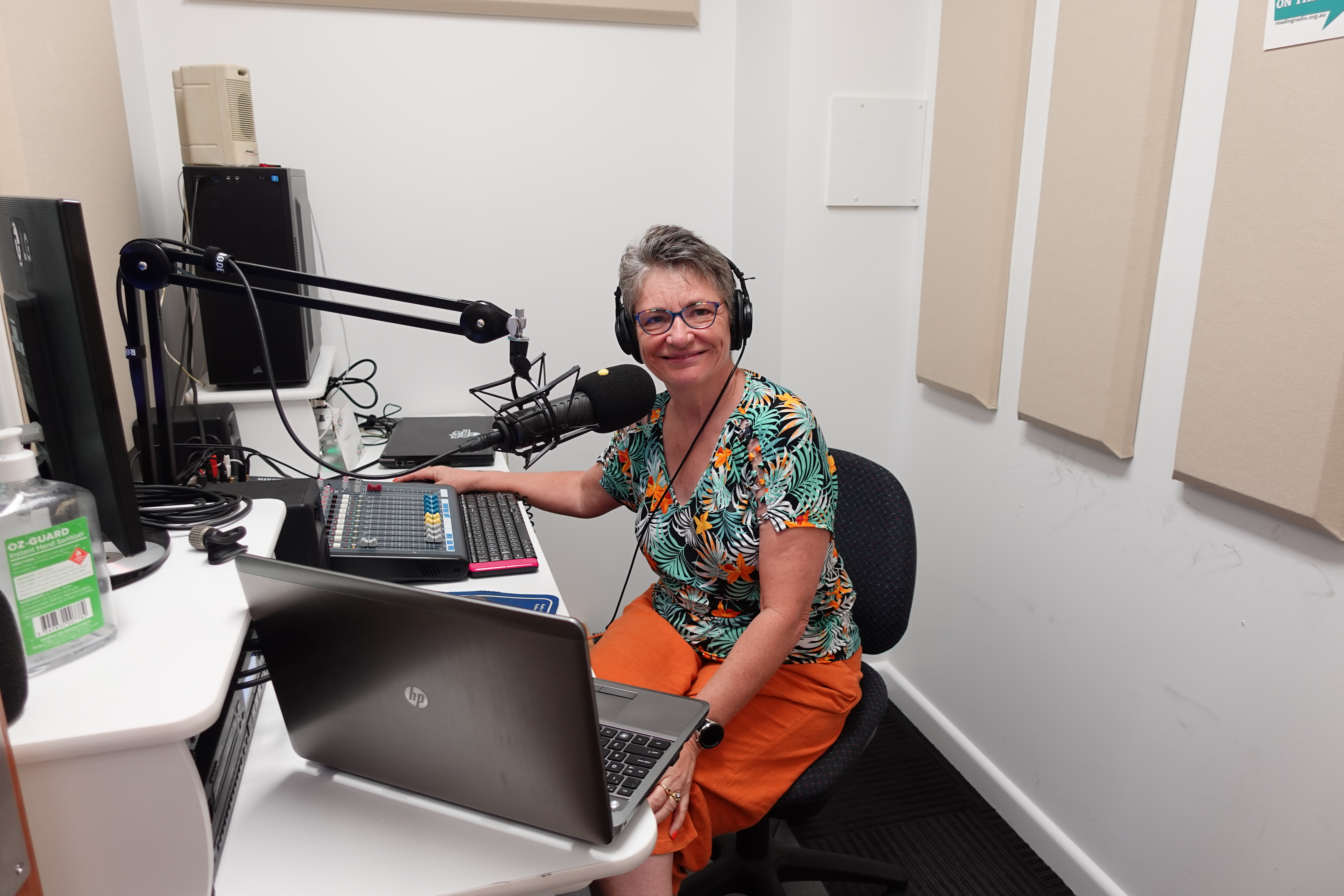 Woman sitting in 4RPH studio 