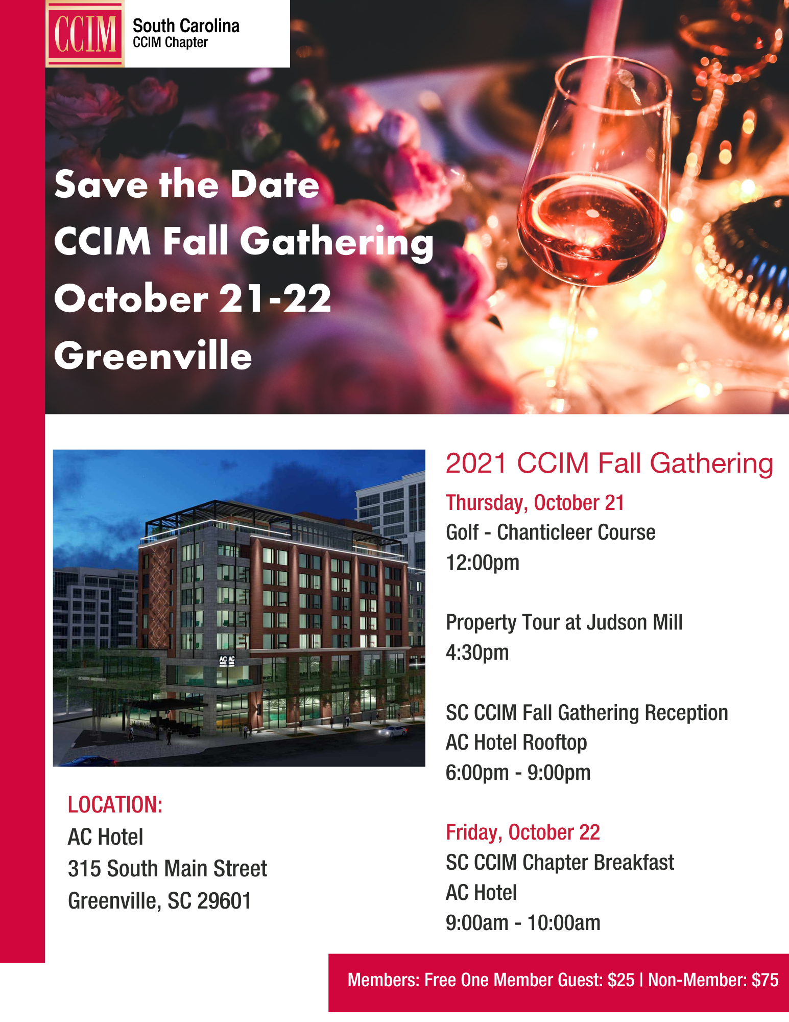 CCIM Fall Gathering - CCIMSouthCarolinaChapter