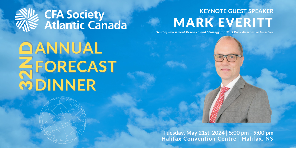 2024 CFA Society Atlantic Canada 32nd Annual Forecast Dinner