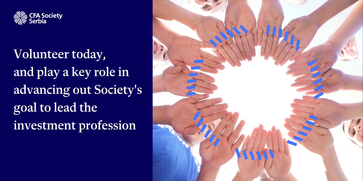 Volunteering with CFA Society Serbia