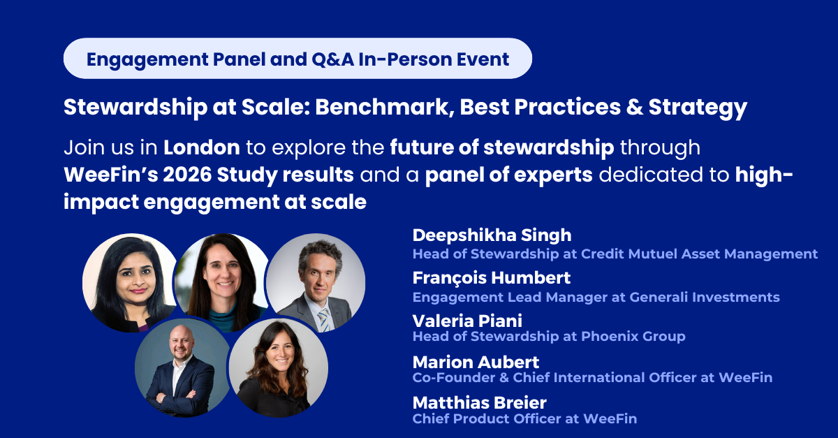 WeeFin event focusing on Stewardship