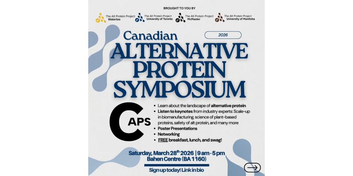 2026 Canadian Alt Protein Symposium - Canadian Food Innovation Network