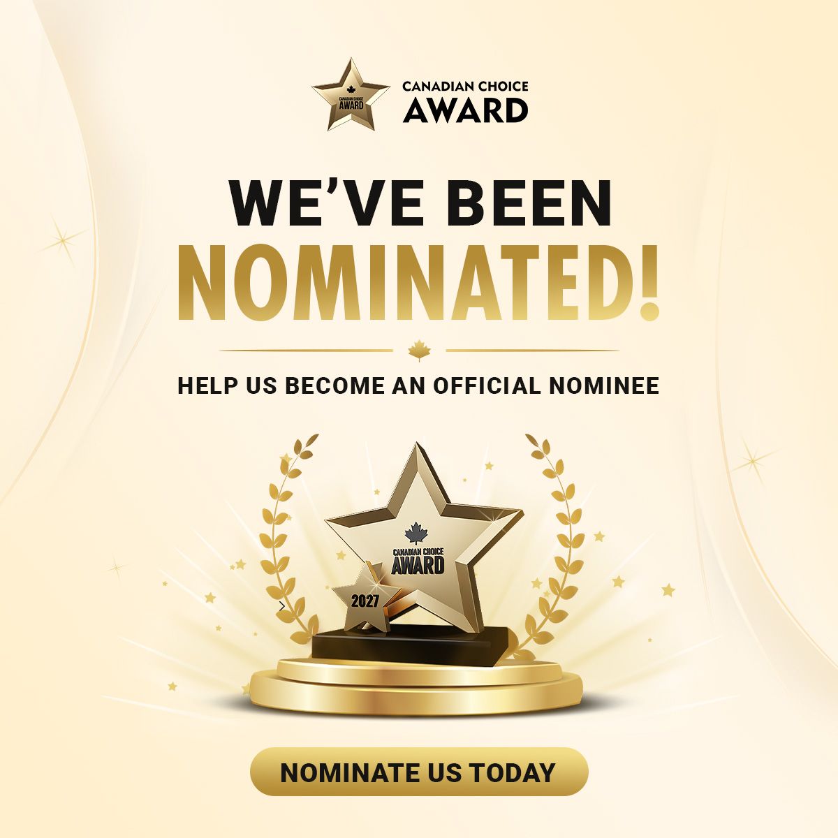 Palm Bites has been nominated for Canadian Choice Award - Manufacturing in Mississauga, Ontario