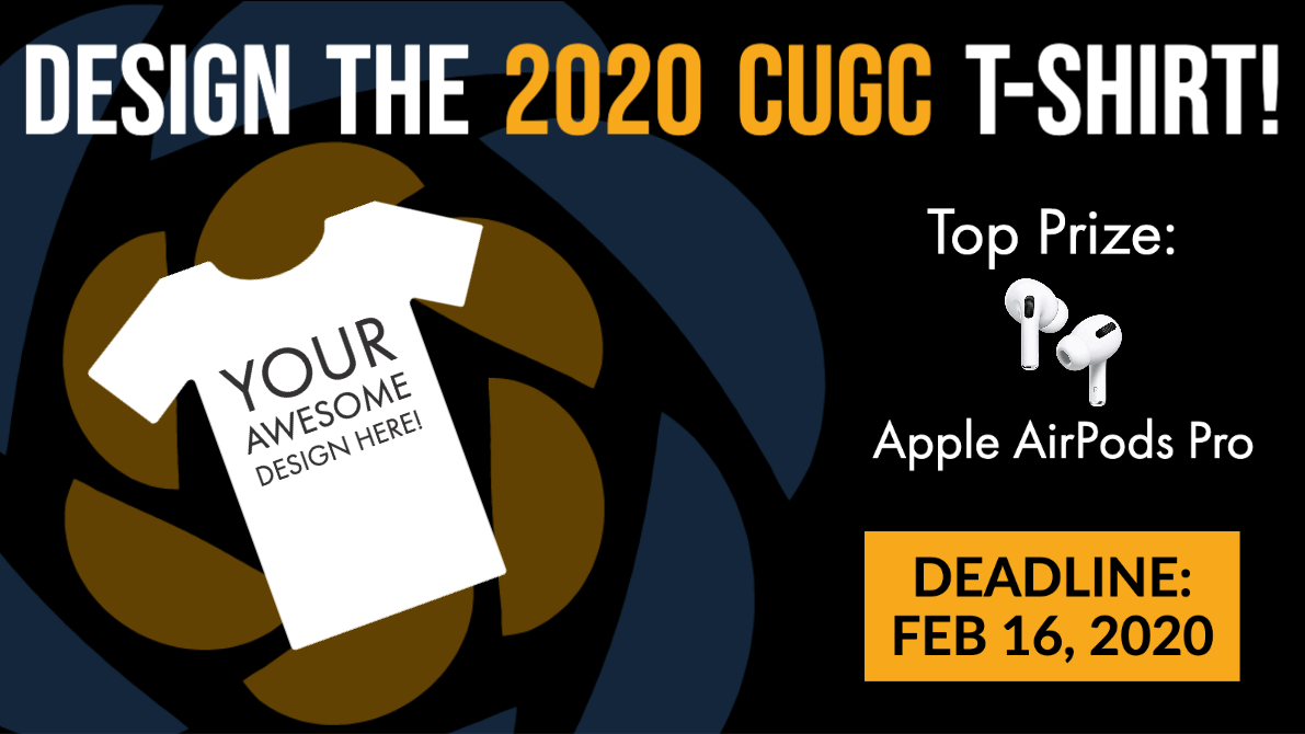 2020 CUGC T-Shirt Design Contest