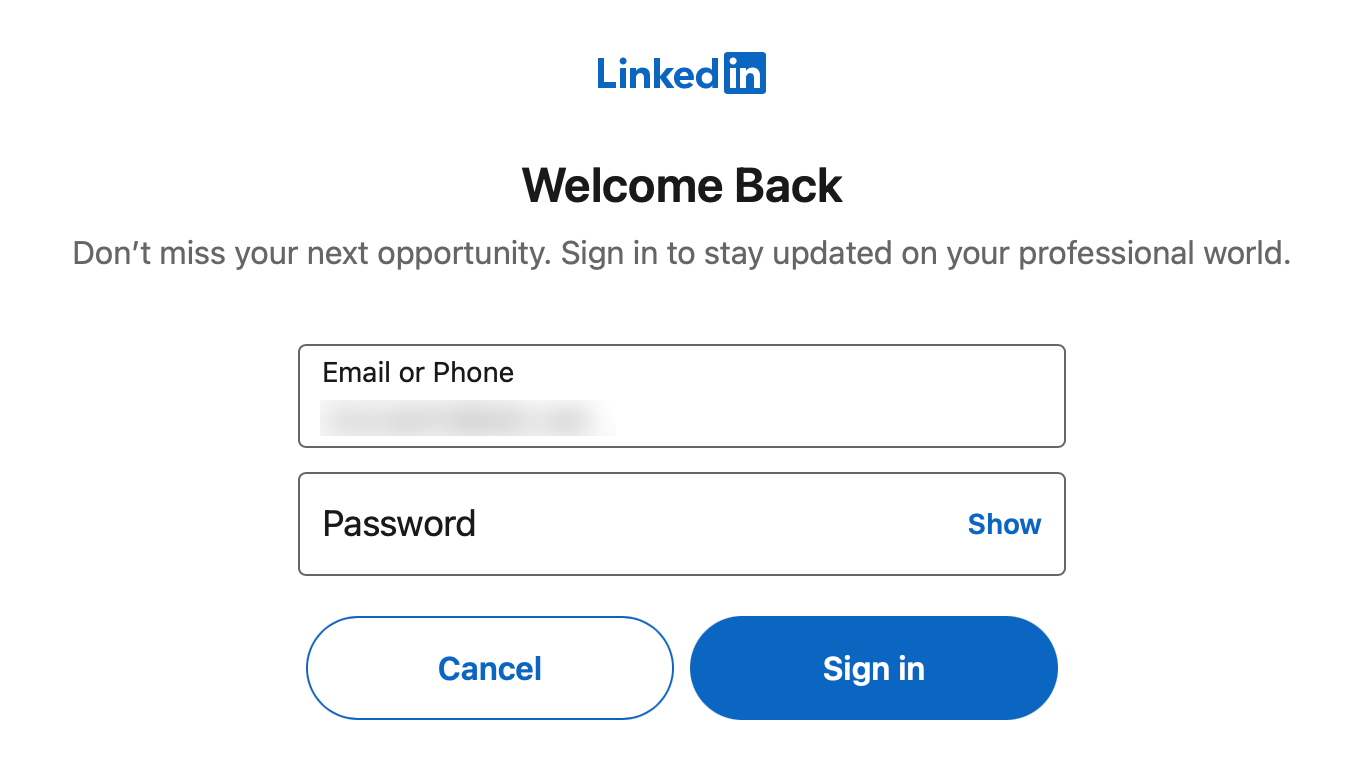 A screenshot of a login page

Description automatically generated