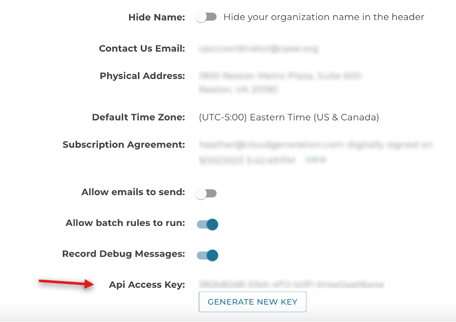 API Key Where to obtain your API Key