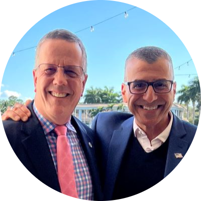 Jeff Morgan and Tony D'Errico