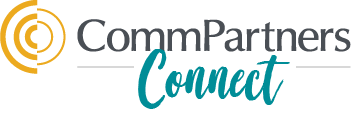 CommPartners logo. This will take you to the homepage