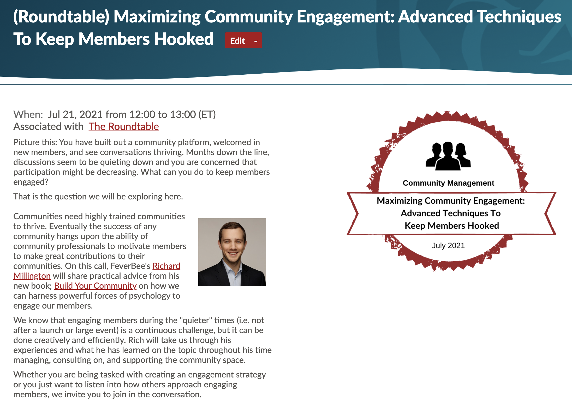 July2021_MaximizingEngagement_RichMillington