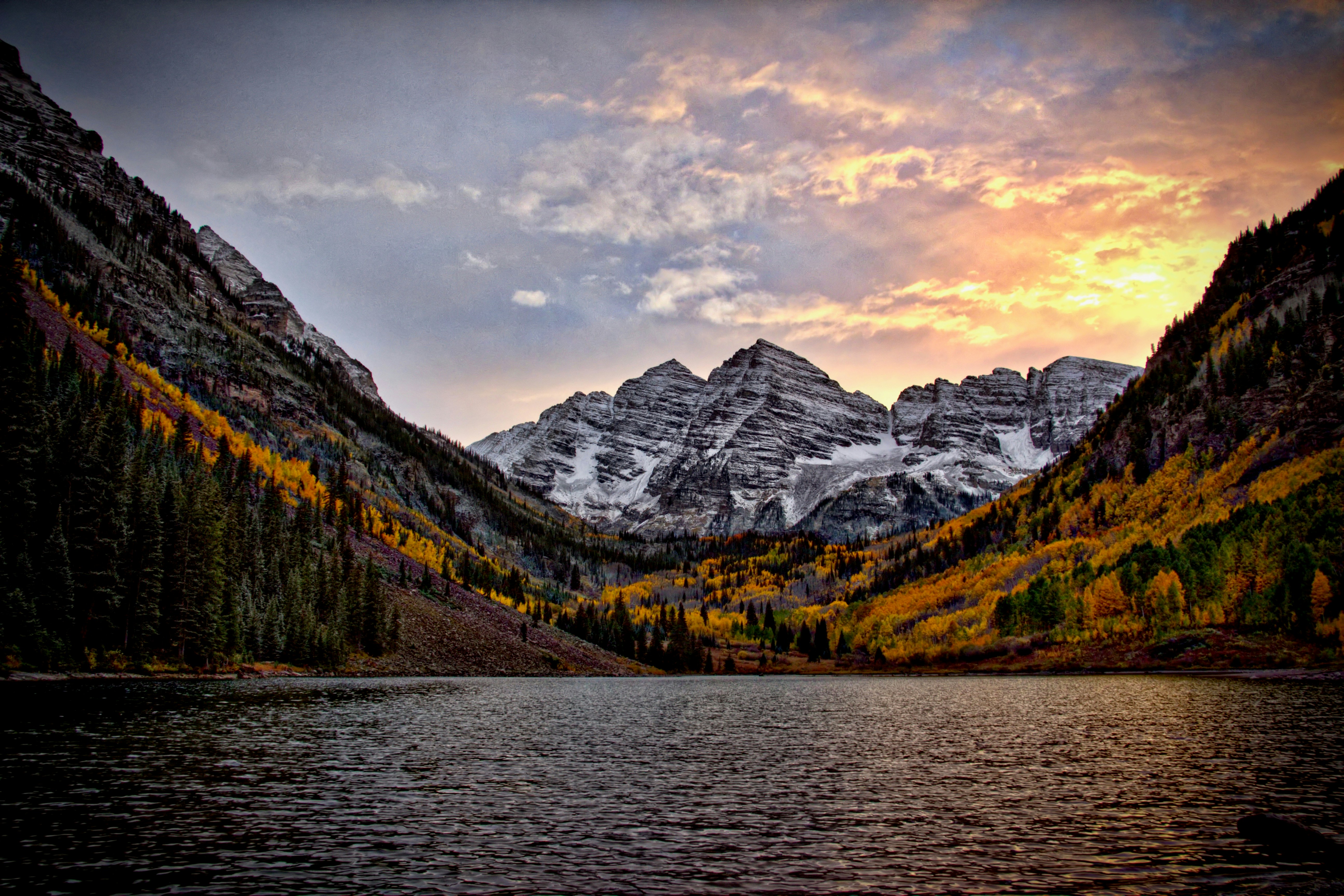 Image of mountains and a lake.
