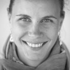 Photo of a woman's face up close