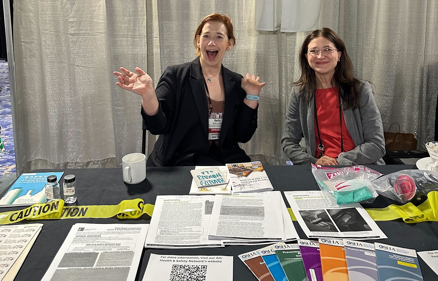 Health and Safety Network volunteers at the AIC Annual Meeting in Minneapolis