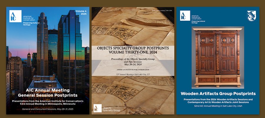 Three postprint covers