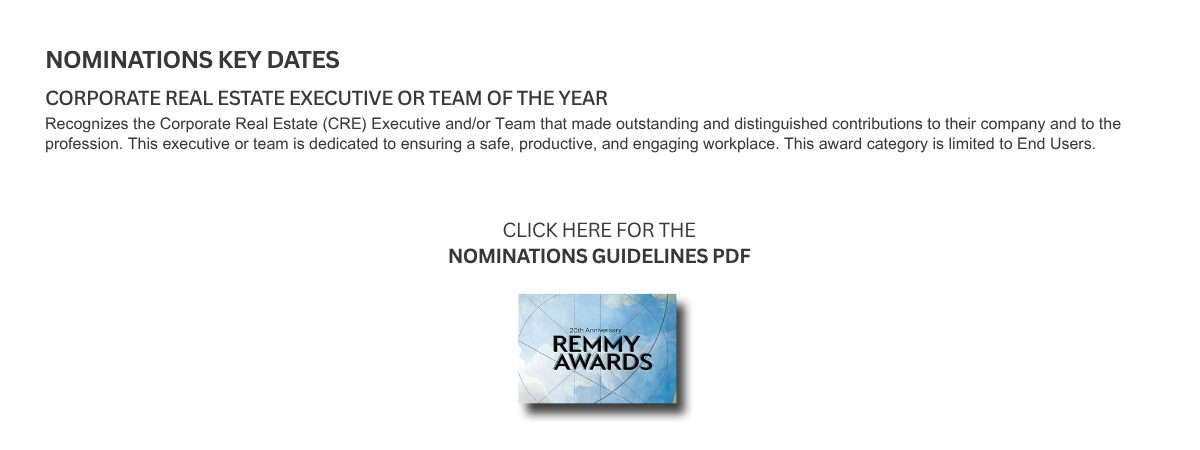 CRE of the Year