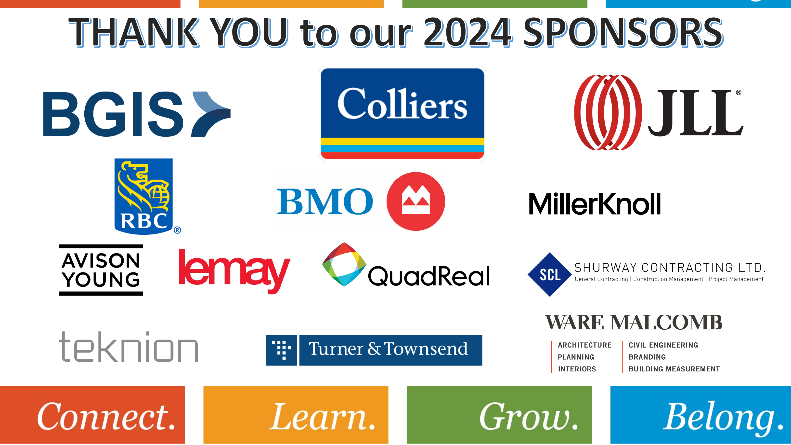 Current Sponsors - Canadian Chapter