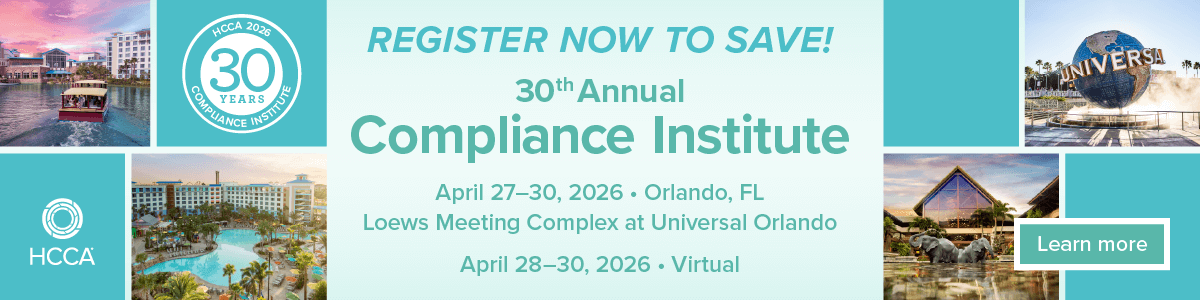 30th Annual Compliance Institute