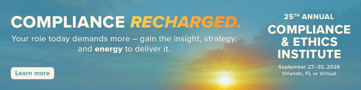 25th Annual Compliance & Ethics Institute