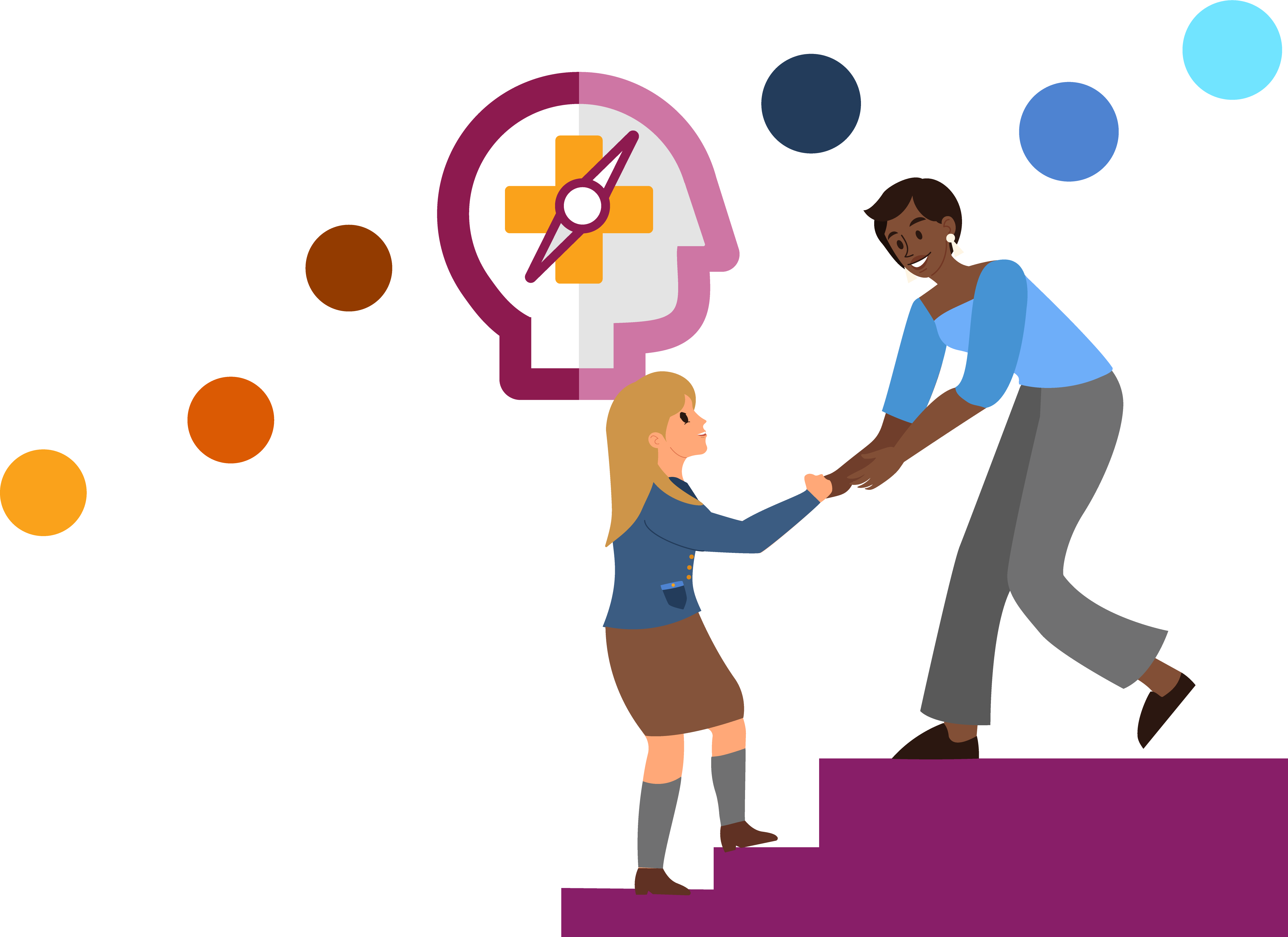 Help student upstairs