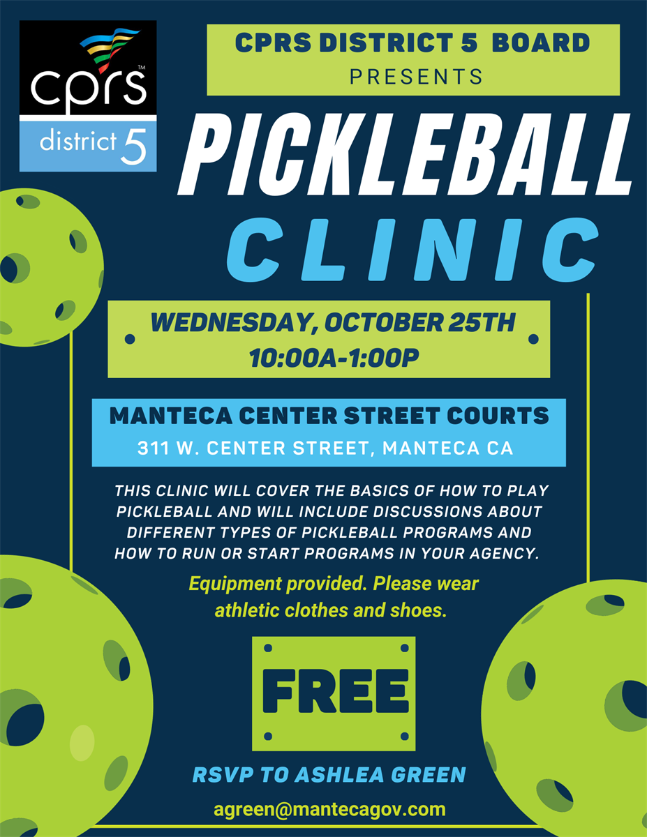 Pickleball Clinic Flyer