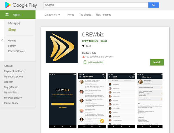 CREWbiz on Google Play CREWbiz on Google Play