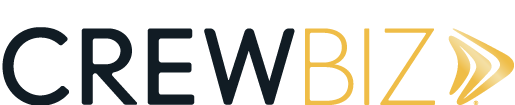 CREWbiz logo. This will take you to the homepage