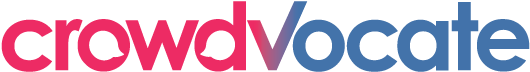 Crowdvocate logo. This will take you to the homepage