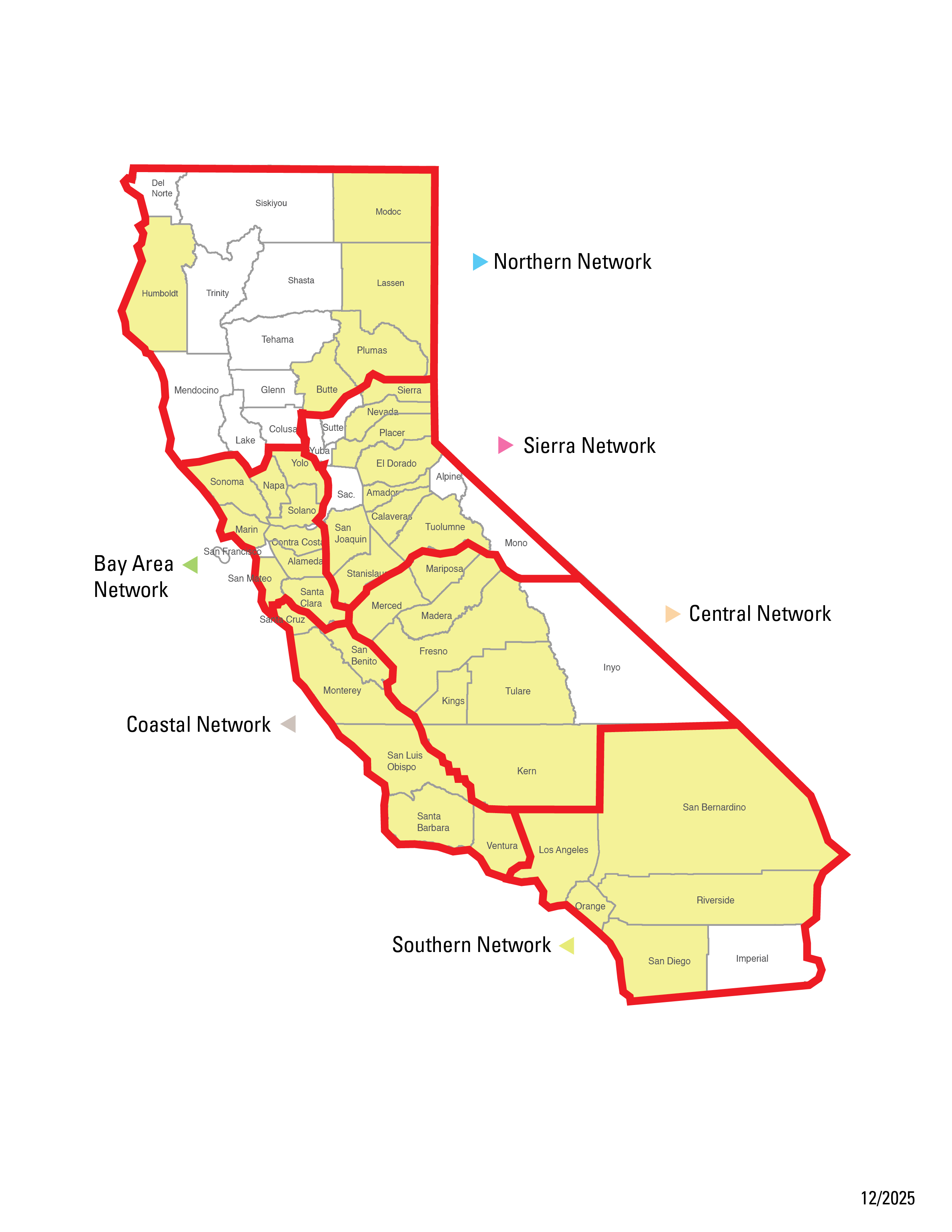 Affiliate Chapters Map