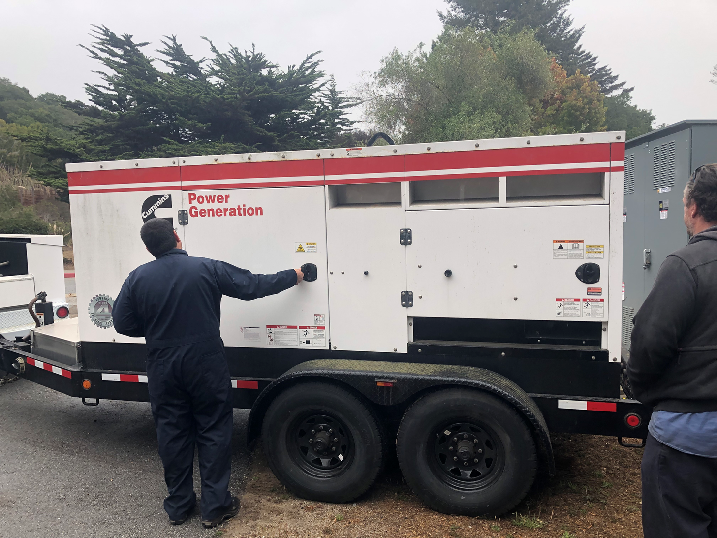 image of a Soquel Creek Water District generator.