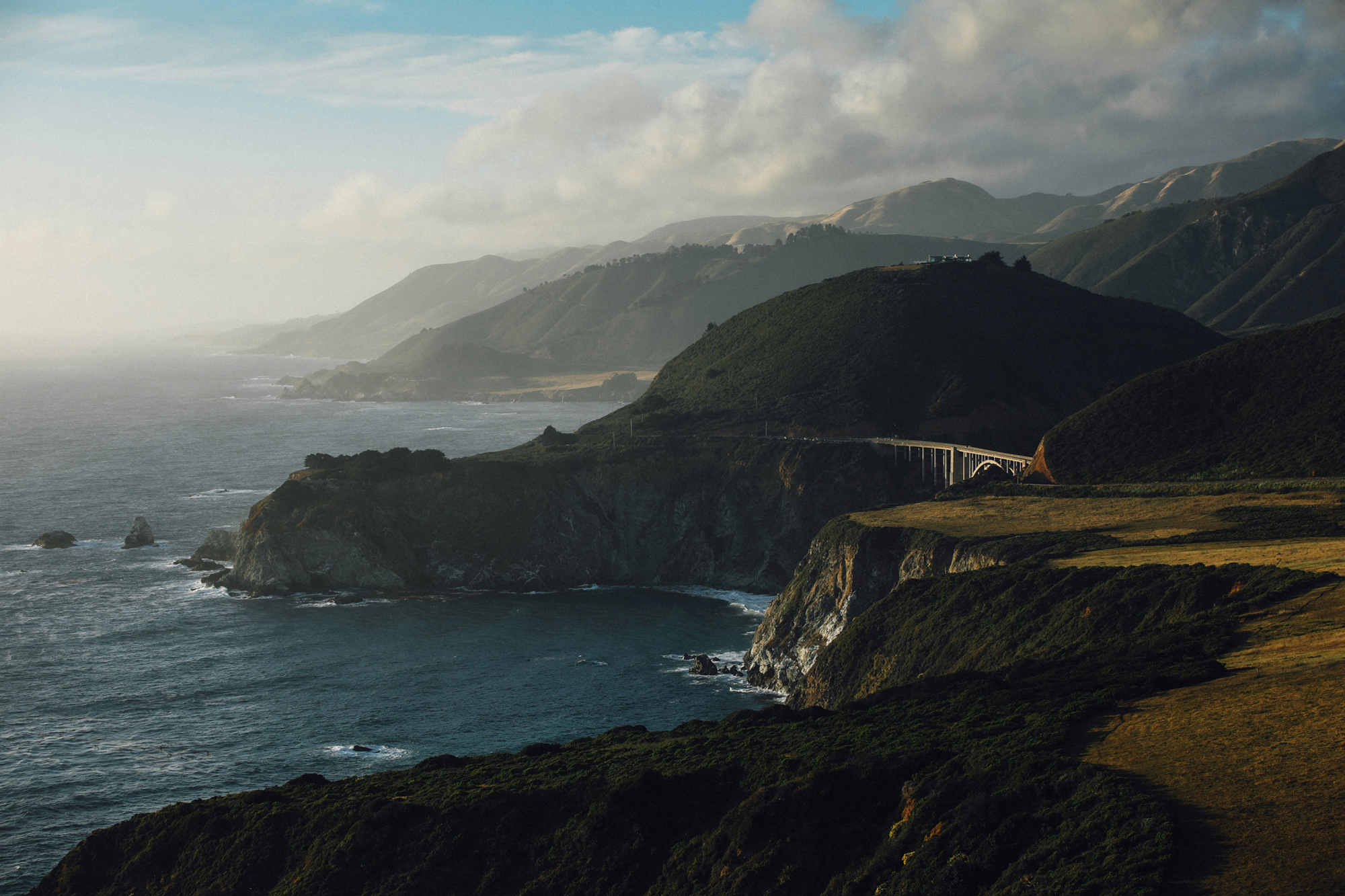 California coastline near Monterey
