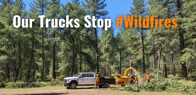 Non Electric Utility truck in service