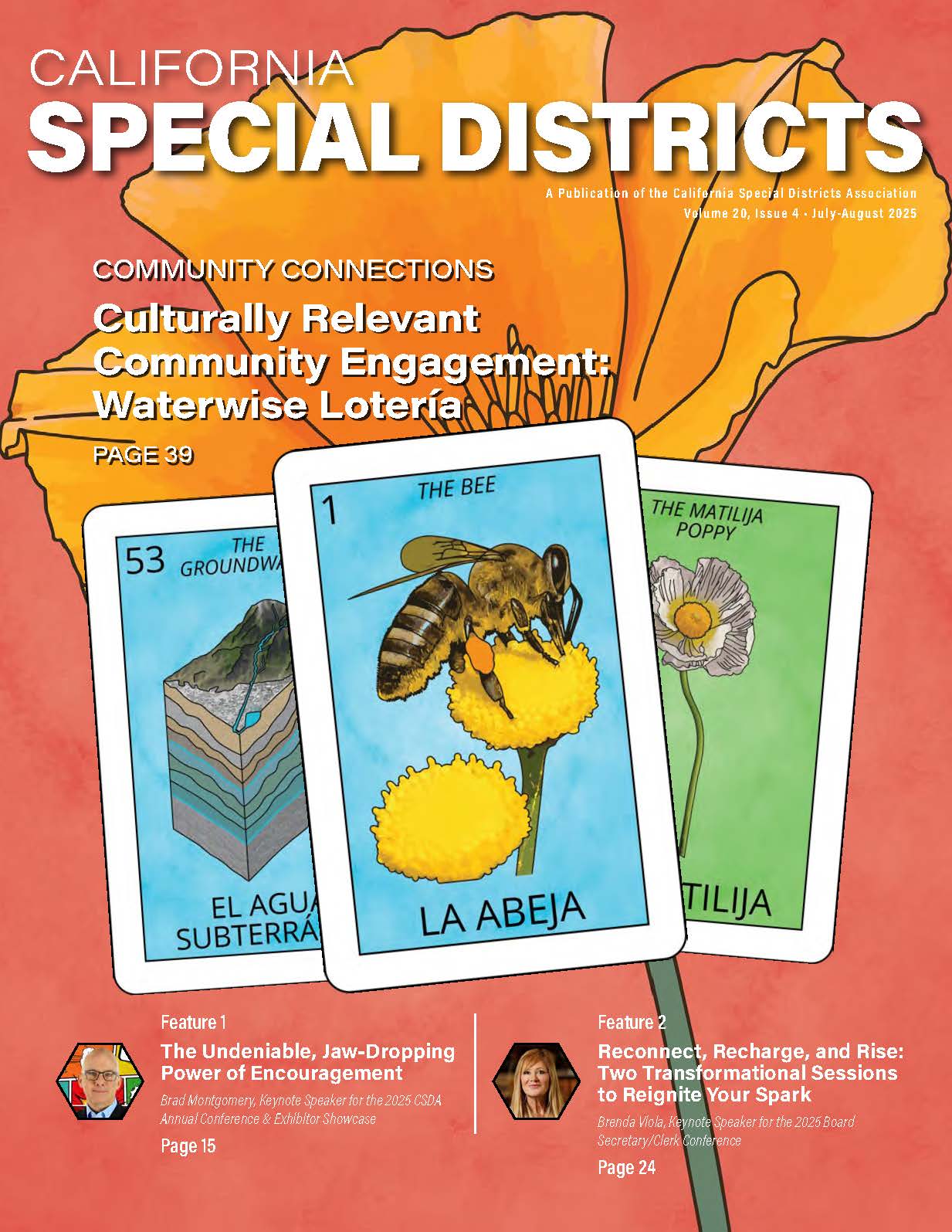 Member submitted content on cover of the CSDA magazine
