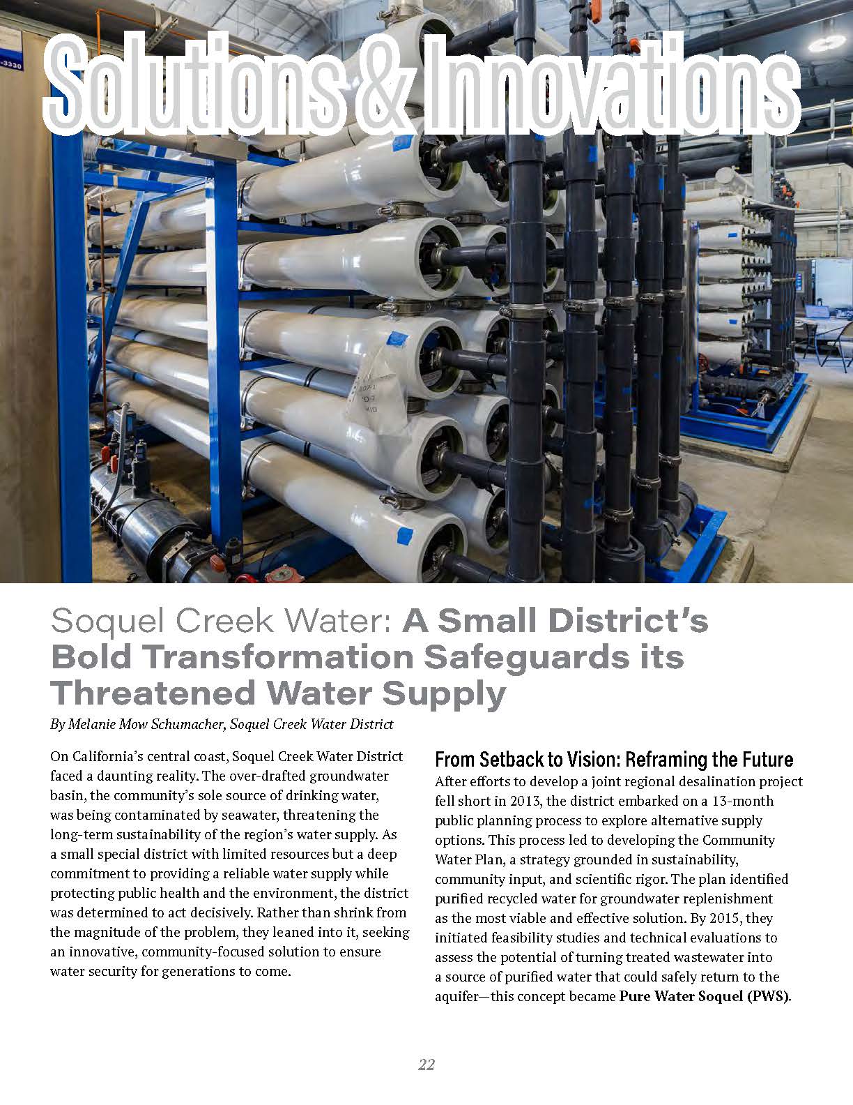 Member submitted article in CSDA magazine