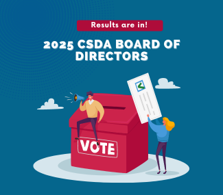 graphic person on a ballot box