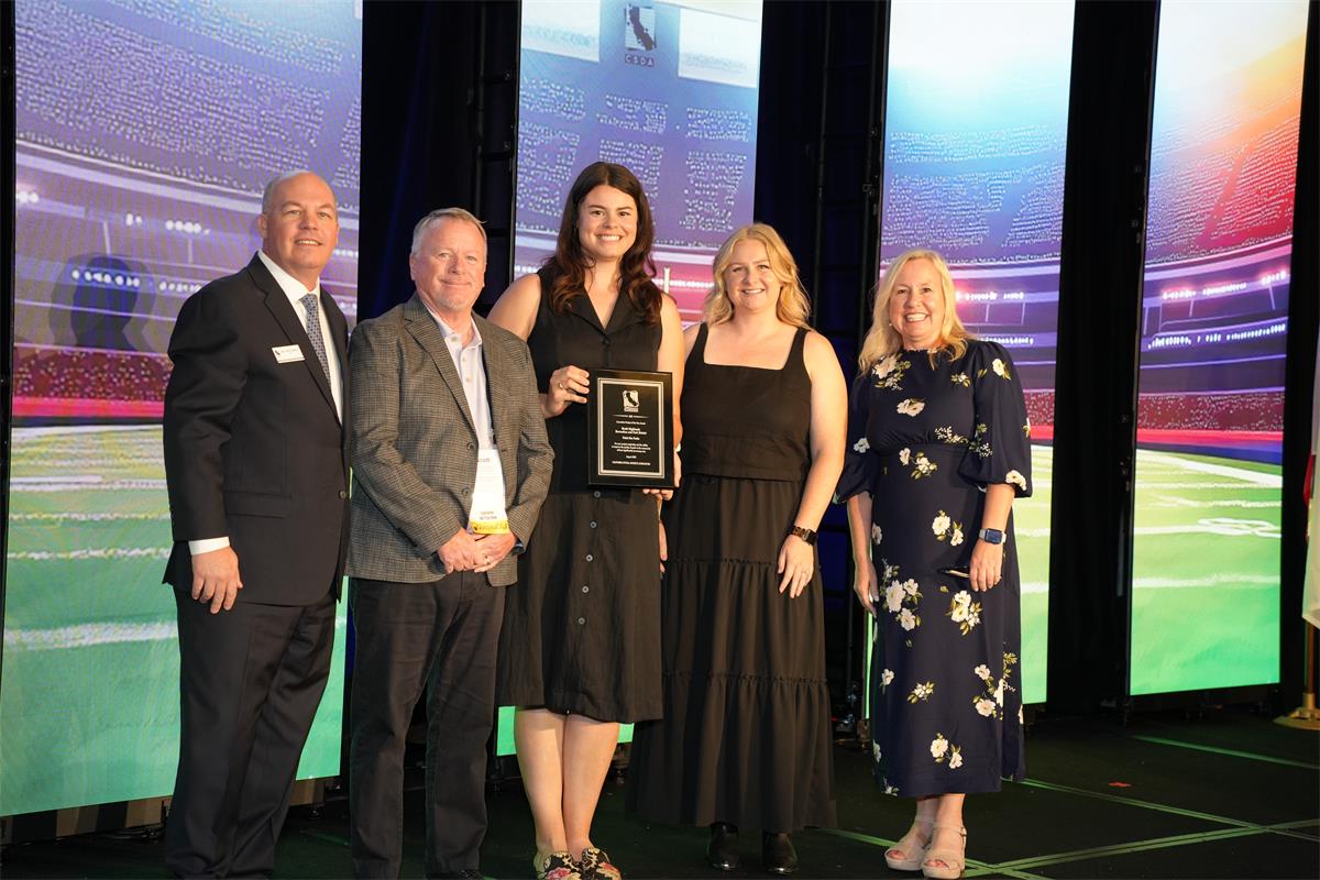 Officials from North Highlands Recreation and Park District accept the Innovative Project award