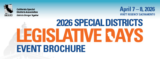 2026 Special Districts Legislative Days Cover