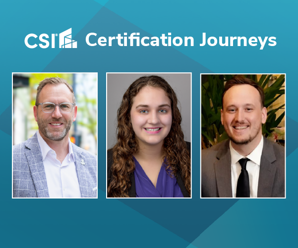 Image of 3 certification candidates